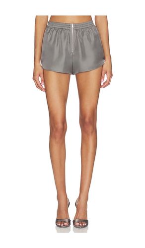 High Rise Mini Track Short With Zip Front Detail en . Taille S. Also en XS - Alexander Wang - Modalova