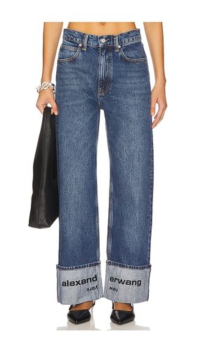 Mid Rise Straight Jean With Embroidered Cuff in . Size 24, 25, 26, 27, 28 - Alexander Wang - Modalova