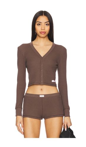 Long Sleeve Waffle Cardigan in . Size M, XS - Alexander Wang - Modalova