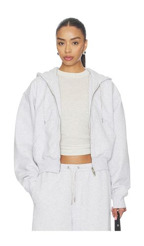SWEAT À CAPUCHE ZIP UP WITH RHINESTONE DRAWCORD en . Taille S. Also en M - Alexander Wang - Modalova