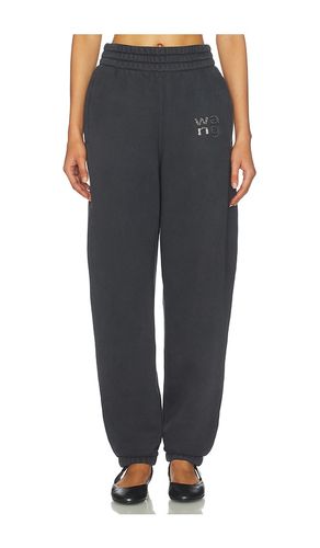 PANTALON SWEAT HOTFIX LOGO en . Taille S. Also en XS - Alexander Wang - Modalova