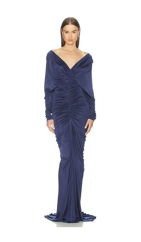 V Neck Ruched Gown en . Taille 34/0. Also en 36/2, 38/4, 40/6 - Atlein - Modalova