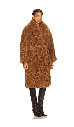 Long Teddy Wrap Coat en . Taille L. Also en M, S, XS - Atlein - Modalova