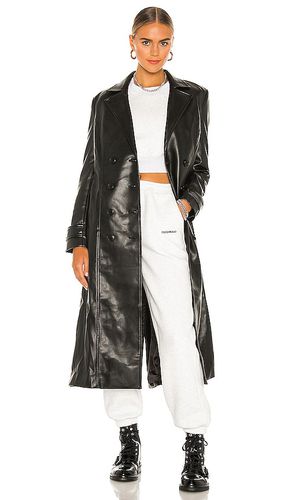 Faux Leather Trench Coat in . Size M, S, XL - Bardot - Modalova