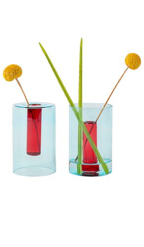 VASE EN VERRE SMALL REVERSIBLE GLASS VASE in - Block Design - Modalova