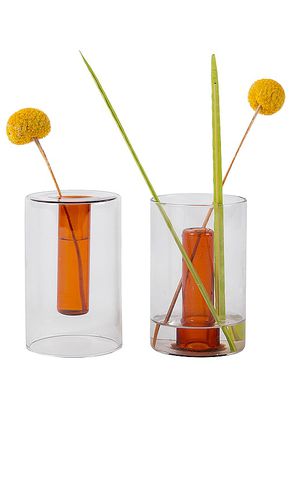 VASE EN VERRE SMALL REVERSIBLE GLASS VASE in - Block Design - Modalova