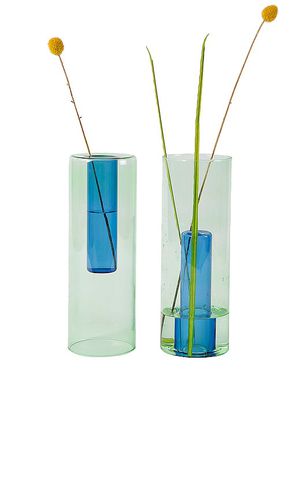 VASE EN VERRE LARGE REVERSIBLE GLASS VASE in - Block Design - Modalova