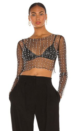 Look and Glisten Pearl Mesh Top in . Size S - Beach Bunny - Modalova