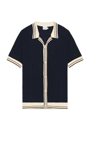 Stevie Waffle Ribbed Knit Polo in . Size XL/1X - Bound - Modalova