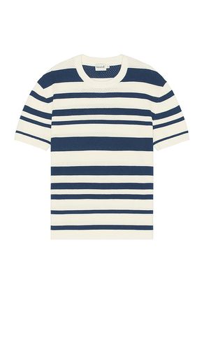 Stripe Heavy Knit Crochet Tee in . Size M, XL/1X - Bound - Modalova