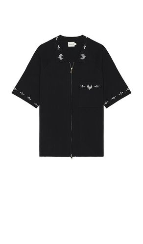 Aztec Cropped Zip Knit Polo in . Size S - Bound - Modalova