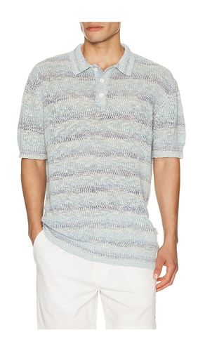 Marine Textured Knit Polo en . Taille S. Also en M, L, XL/1X - Bound - Modalova