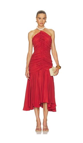 ROBE SHELL DETAIL DRAPED CREPE LONG en . Taille 34. Also en 36, 38, 40 - BALMAIN - Modalova