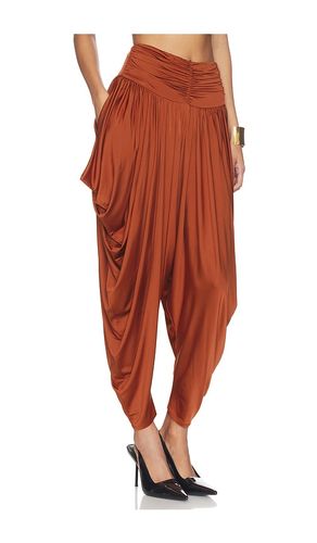 PANTALON PLEATED FLUID JERSEY SHINY en . Taille S. Also en L - BALMAIN - Modalova