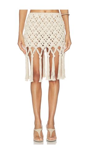JUPE CROCHET COTTON KNIT en . Taille S. Also en - BALMAIN - Modalova