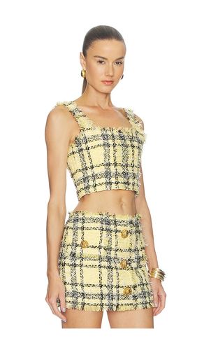 Glitter Tweed Tartan Top en . Taille 34. Also en 38 - BALMAIN - Modalova