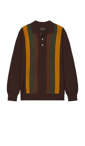 Knit Polo Stripe en . Taille L. Also en S - Beams Plus - Modalova