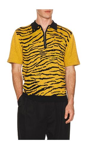 Half Zip Knit Polo Animal Jacquard en . Taille L. Also en M, XL - Beams Plus - Modalova
