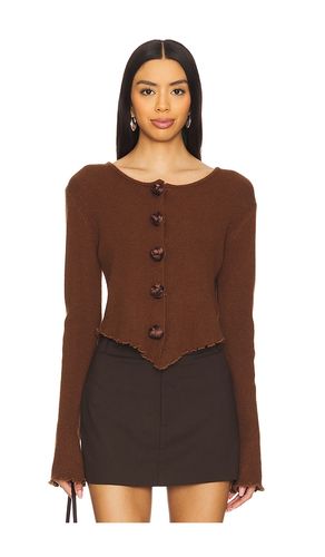 GILET EN MAILLE ROSETTE en . Taille L. Also en M, S, XS - Bubish - Modalova