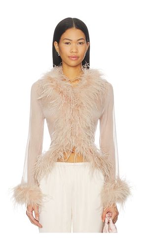 Gigi Sheer Feather Blouse en . Taille S. Also en M, L - Bubish - Modalova