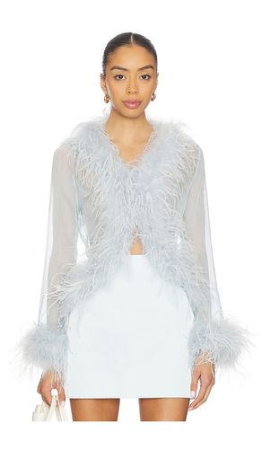 Gigi Sheer Feather Blouse en . Taille M. Also en - Bubish - Modalova