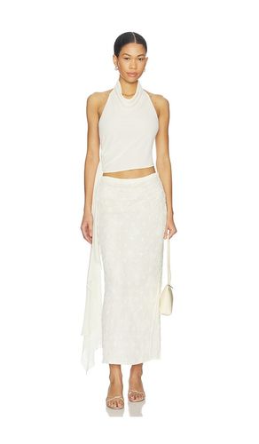 TOP DOS NU À COL BÉNITIER AVEC DRAPÉ HAILEY en . Taille L. Also en M, S, XL - Bubish - Modalova