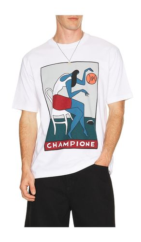 BLANC CHAMPIONE T-SHIRT en . Taille S. Also en M, L, XL/1X, XXL/2X - By Parra - Modalova