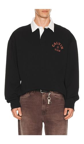 Compact Rugby Long Sleeve Polo en . Taille S. Also en M - Calvin Klein - Modalova