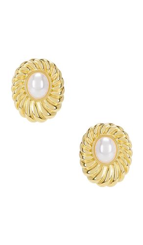 BOUCLES D'OREILLES PERLE EMILIA in - Cendre - Modalova