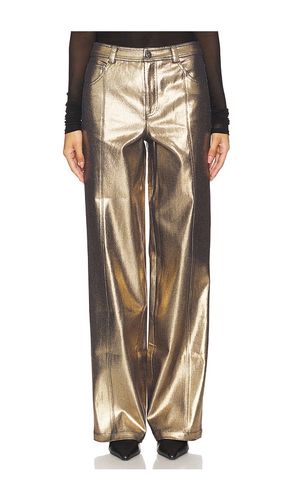 PANTALON GOLD COATED FRANCINE in . Size 2, 4, 6, 8 - Cinq a Sept - Modalova
