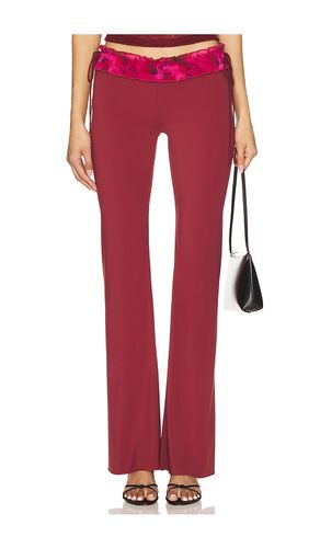 PANTALON FLARE RUCHED in . Size M, S, XS - GUIZIO - Modalova