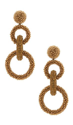 BOUCLES D'OREILLES SIENNA en - Deepa Gurnani - Modalova