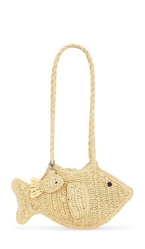 SAC RAFFIA FISH WITH BAG CHARM en - Damson Madder - Modalova