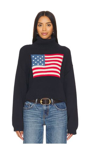 American Flag Cropped Turtleneck Sweater in . Size M, S, XL, XS - Denimist - Modalova