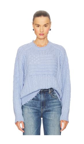 PULL CROPPED OVERSIZED AVEC DRAPEAU AMÉRICAIN FANTÔME en . Taille L. Also en M, S, XL, XS, XXS - Denimist - Modalova
