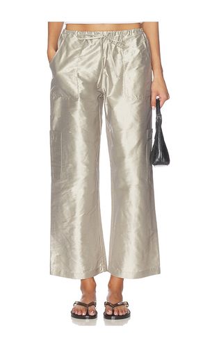 PANTALON CARGO EN TAFFETAS AVEC CORDON en . Taille M. Also en - DONNI. - Modalova