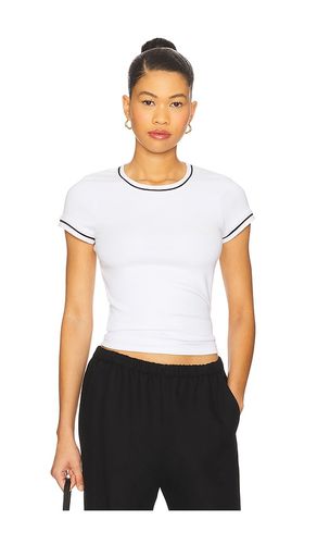 Baby Rib Contrast Tee in . Size S, XS - DONNI. - Modalova