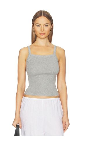 DÉBARDEUR À COL CARRÉ EN MAILLE CÔTELÉE en . Taille XS. Also en S, M - DONNI. - Modalova