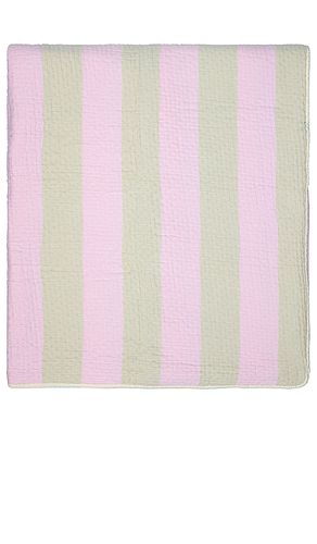 COUVRE-LIT KING WARM STRIPE KING COVERLET in - Dusen Dusen - Modalova