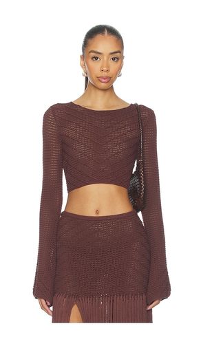 TOP MANCHES LONGUES ERIN en . Taille S. Also en M - DEVON WINDSOR - Modalova