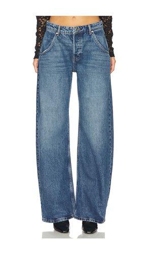 PANTALON BARREL TAILLE MOYENNE ENZO in . Size 24, 25, 26, 27, 28, 29 - EB Denim - Modalova