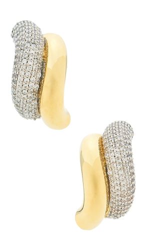 CLOUS D'OREILLES PAVÉ TWO TONE TORSADE en , - Eddie Borgo - Modalova