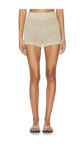 SHORT EN LIN À MAILLE AJOURÉE en . Taille S. Also en L, XL - Enza Costa - Modalova