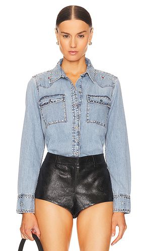 CHEMISE WESTERN EN JEAN FAIRCHILD in . Size 32 - Essentiel Antwerp - Modalova