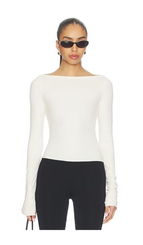 TOP MANCHES LONGUES ET COL BATEAU en . Taille S. Also en M, L, XL - Eterne - Modalova