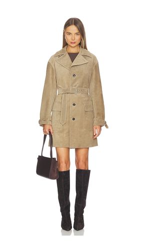 The Suede Trench Jacket en . Taille M. Also en L - FRAME - Modalova