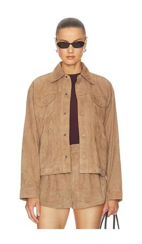 VESTE UTILITAIRE EN DAIM en . Taille M. Also en S, XS - FRAME - Modalova