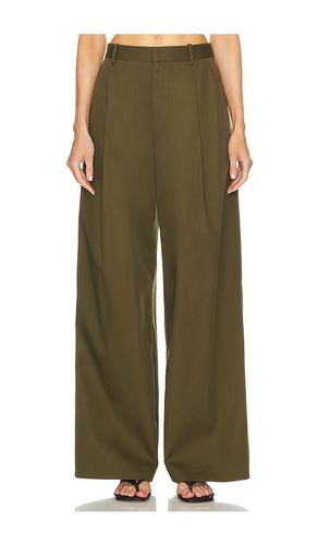 PANTALON PLISSÉ JAMBES LARGES in . Size 4, 6 - FRAME - Modalova