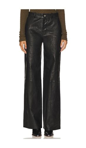 PANTALON RELAXED EN CUIR in . Size 8 - FRAME - Modalova