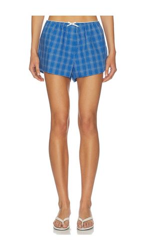 Leya Short en Flor Check Cobalt en . Taille S. Also en L - FAITHFULL - Modalova